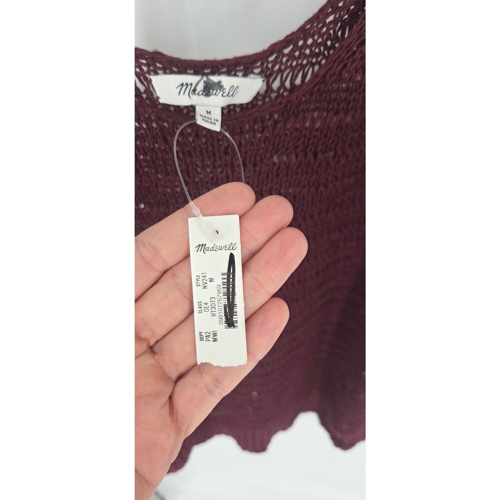 NWT Madewell Linen Sweater Tank Size Medium Retail $88 - Picture 6 of 7